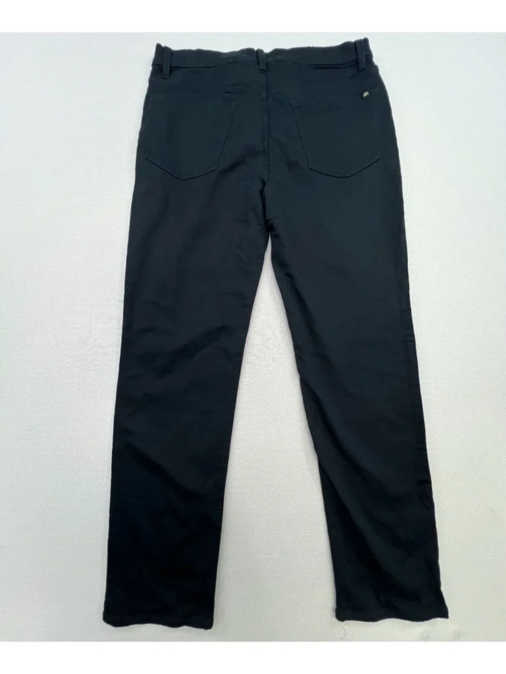 Banana Republic Mens Slim Fit Chino Pants 32x30 Black Stretch Straight Trousers